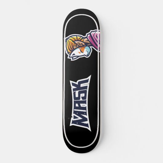 Japans skateboard, zwart Japans skateboard. Persoonlijk Skateboard (Voorkant)