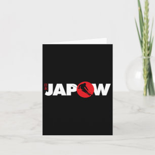 Japans ski-Shirt Japow poederskiën Japanse vlag Kaart