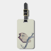 Japans slaapzooltje bagagelabel (Voorkant verticaal)