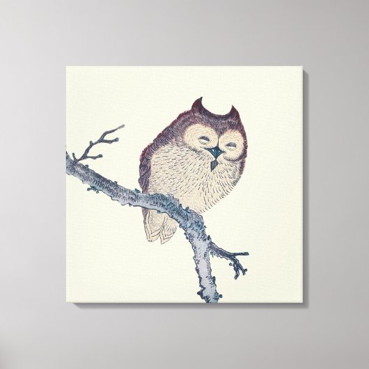 Japans slaapzooltje canvas afdruk (Voorkant)