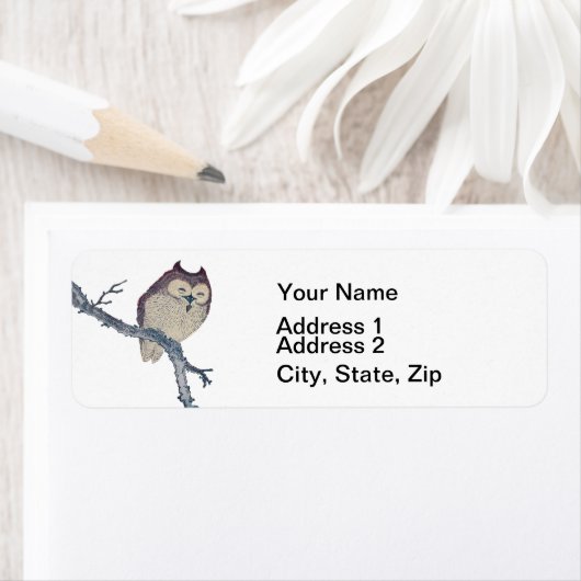 Japans slaapzooltje etiket (Insitu)