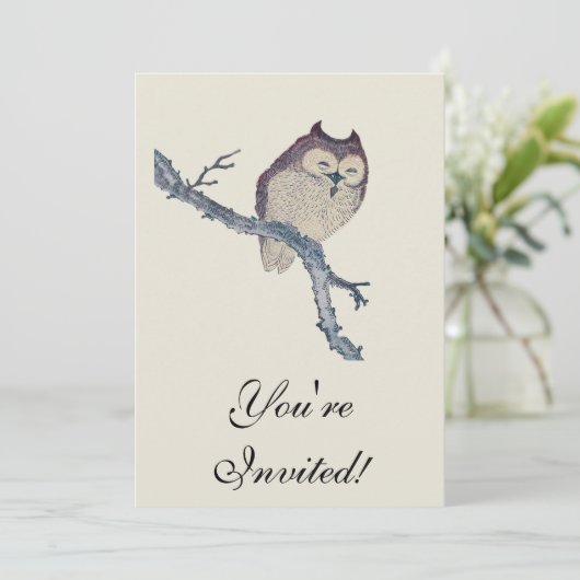 Japans slaapzooltje kaart (Staand voorkant)