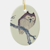 Japans slaapzooltje keramisch ornament (Achterkant)