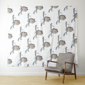 Japans slaapzooltje wandkleed (In Situ (horizontaal))