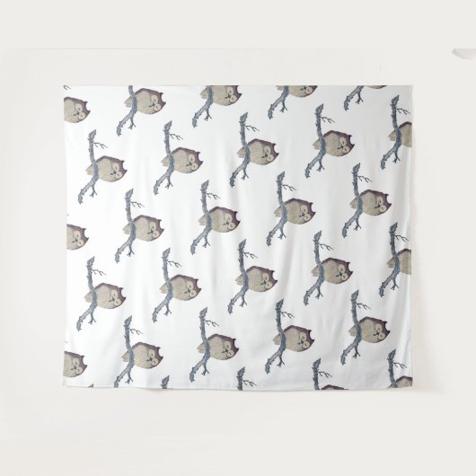 Japans slaapzooltje wandkleed (Voorkant (horizontaal))