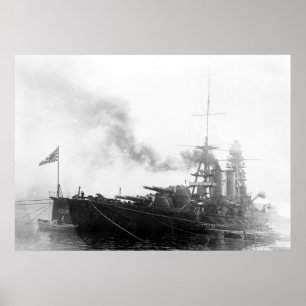Japans slagschip Nagato Poster
