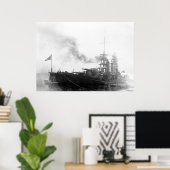 Japans slagschip Nagato Poster (Thuiskantoor)