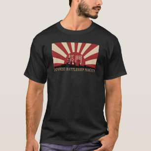 Japans slagschip Nagato Rising Sun Flag T-shirt