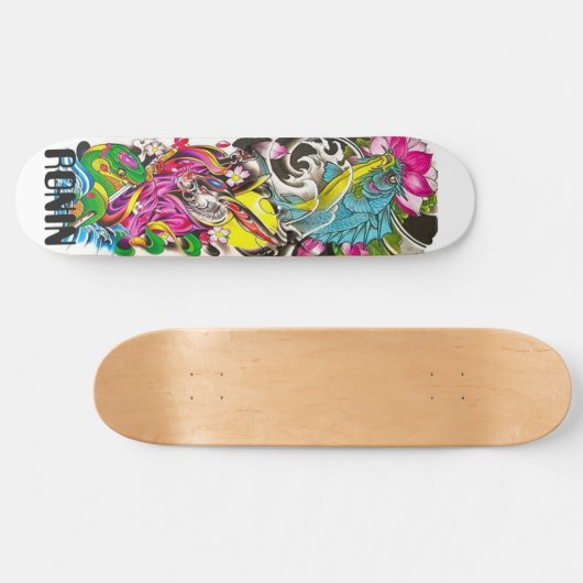 Japans slangenkonijn Koi-springplank Persoonlijk Skateboard (Horizontaal)