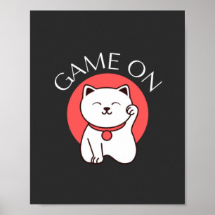 Japans spel op kat - karm - Goede games Poster