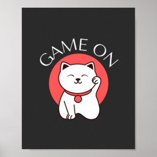 Japans spel op kat - karm - Goede games Poster
