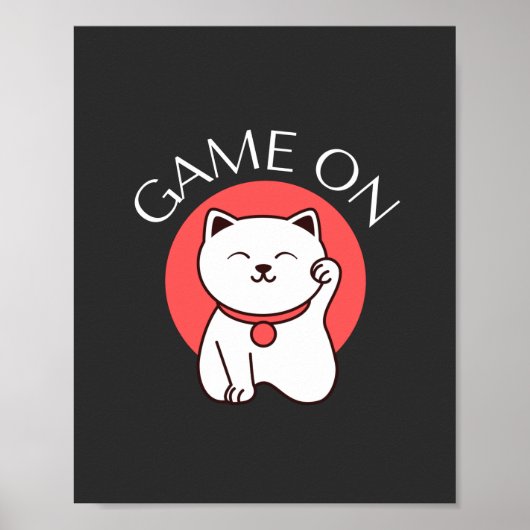 Japans spel op kat - karm - Goede games Poster (Voorkant)