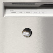 Japans Spitz Puppies Magnet (Insitu (Vaatwasser))