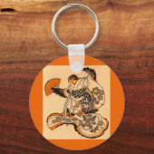 Japans sprookje The Tongue Cut Sparrow Sleutelhanger (Voorkant)