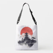 Japans stijl Collectie Crossbody Tas (Achterkant)