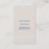 Japans Stijl Grote Golf Visitekaartje (Achterkant)