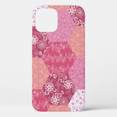 Japans Stijl Patchwork Patroon Ontwerp Case-Mate iPhone Case (Achterkant)