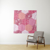 Japans Stijl Patchwork Patroon Ontwerp Wandkleed (In situ)