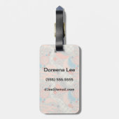 Japans stijlpatroon. Illustratie. Bagagelabel (Achterkant verticaal)