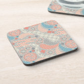 Japans stijlpatroon. Illustratie. Bier Onderzetter (Linkerzijde)