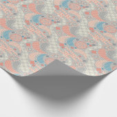 Japans stijlpatroon. Illustratie. Cadeaupapier (Hoek)