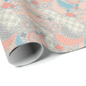 Japans stijlpatroon. Illustratie. Cadeaupapier (Rol Hoek)