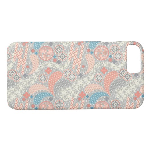Japans stijlpatroon. Illustratie. Case-Mate iPhone Case (Achterkant (Horizontaal))