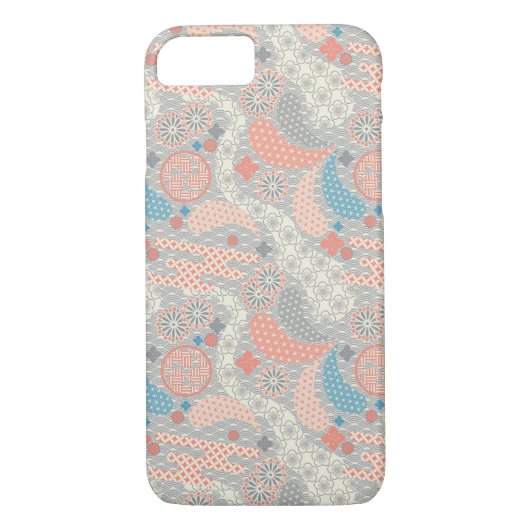 Japans stijlpatroon. Illustratie. Case-Mate iPhone Case (Achterkant)