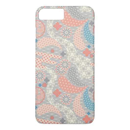 Japans stijlpatroon. Illustratie. Case-Mate iPhone Case (Achterkant)