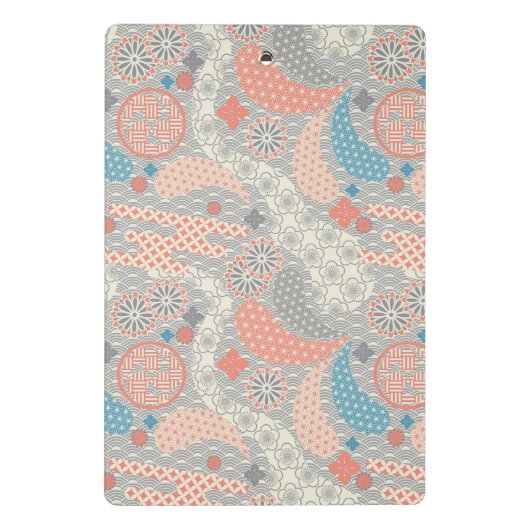 Japans stijlpatroon. Illustratie. Mini Klembord (Achterkant)