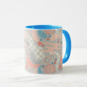 Japans stijlpatroon. Illustratie. Mok (Voorkant rechts)