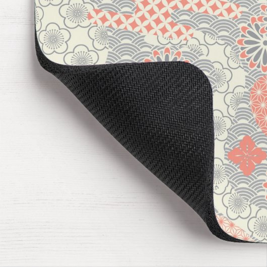 Japans stijlpatroon. Illustratie. Muismat (Hoek)