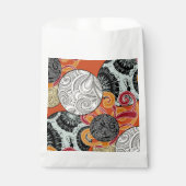 Japans stijlpatroon met ballen en wervelingen bedankzakje (Voorkant)