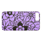 Japans stijlrijk bloempatroon Case-Mate iPhone case (Achterkant (Horizontaal))