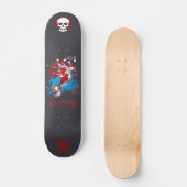 Japans stijlskateboard met anagram 風 aangepast persoonlijk skateboard (Voorkant)