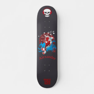 Japans stijlskateboard met anagram 風 aangepast persoonlijk skateboard