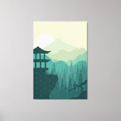 Japans stijltekencanvas afdrukken (Voorkant)