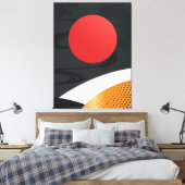Japans stijltekencanvas afdrukken (Insitu (Slaapkamer))
