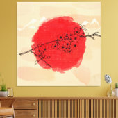 Japans stijltekencanvas afdrukken (Insitu (Woonkamer))