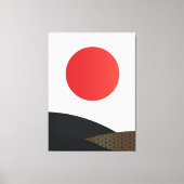 Japans stijltekencanvas afdrukken (Voorkant)