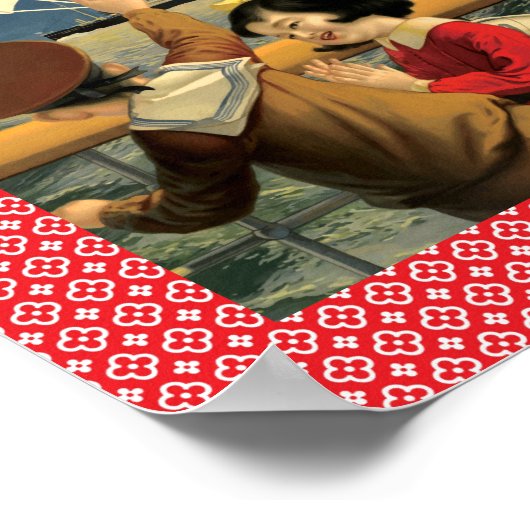 Japans stuurschip Poster (Hoek)