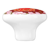 Japans Succes Kokeshi Doll Keramische Knop (Zijkant)