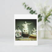  Japans Sumo Wrestlers Oud Japan Briefkaart (Staand voorkant)