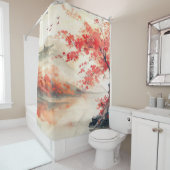 Japans Sunrise Douchegordijn (In situ)