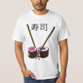 Japans Sushi Chopsticks T-shirt (Voorkant)