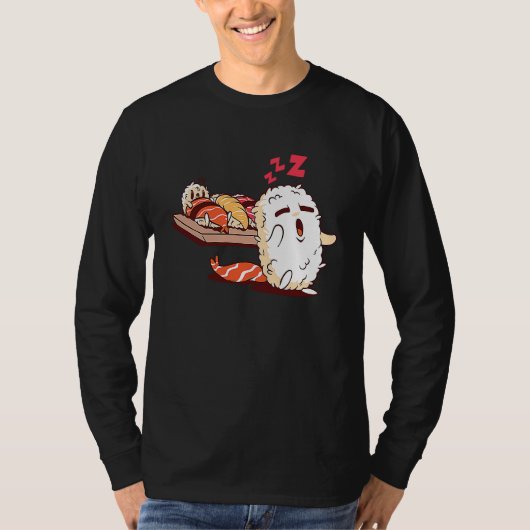 Japans Sushi eten T-shirt (Voorkant)