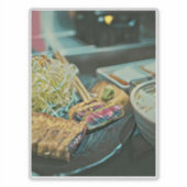 Japans sushi minachting cadeau sticker (Voorkant)