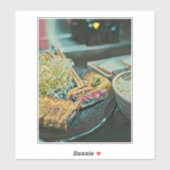 Japans sushi minachting cadeau sticker (Vel)