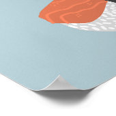 Japans Sushi Nigiri Maki Roll Poster (Hoek)