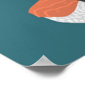 Japans Sushi Nigiri Maki Roll Poster (Hoek)